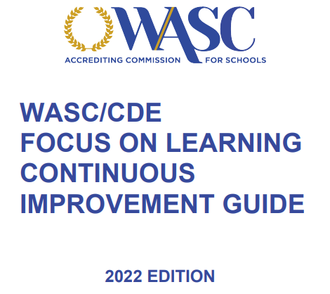 WASC/CDE Focus on Learning Continuous Improvement Guide